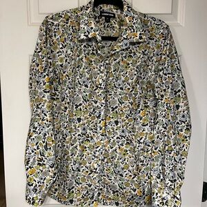 Size 14 floral Land’s End shirt